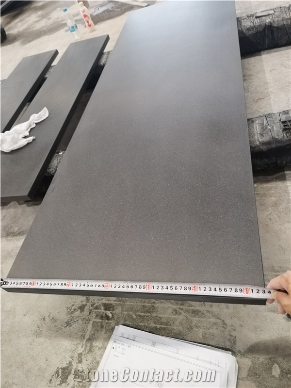 Natural Floor Zimbabwe Black Granite Kitchen Countertop