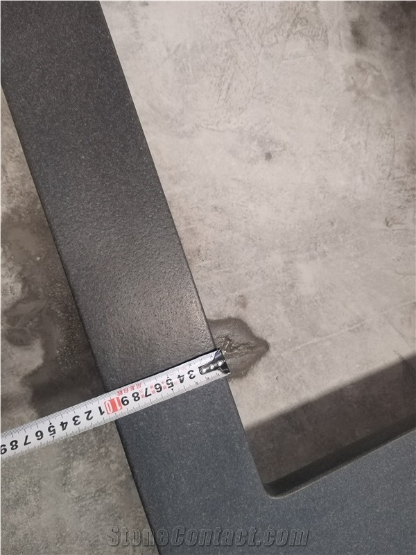 Natural Floor Zimbabwe Black Granite Kitchen Countertop