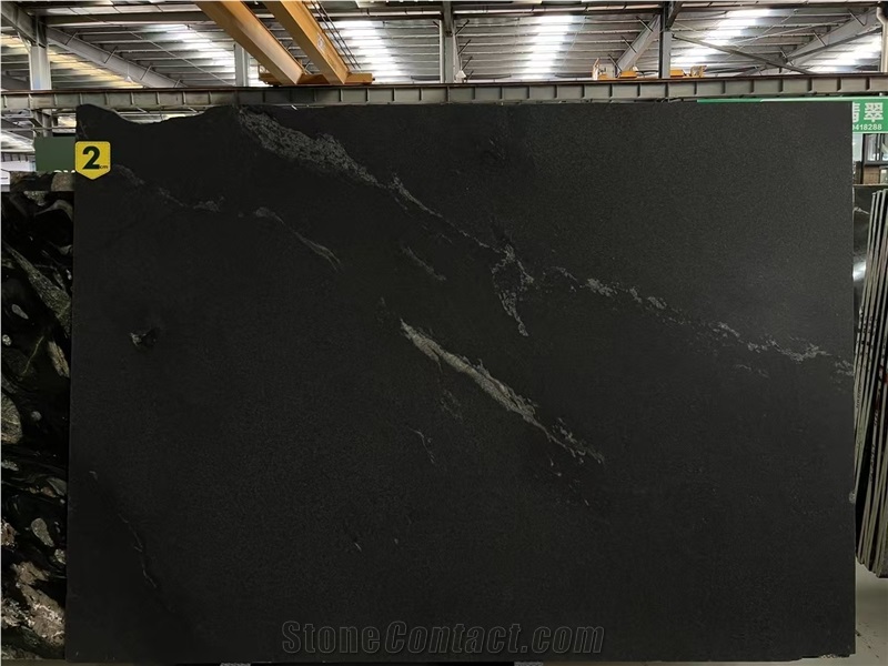 Wholesale Modern Design Polished River Black Granite Slabs