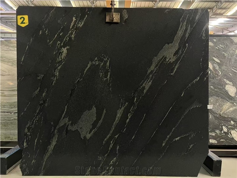 Wholesale Modern Design Polished River Black Granite Slabs