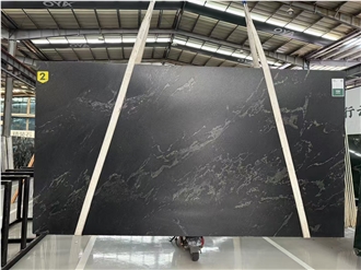 Wholesale Modern Design Polished River Black Granite Slabs