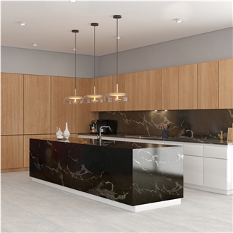 Wholesale Modern Design Polished River Black Granite Slabs