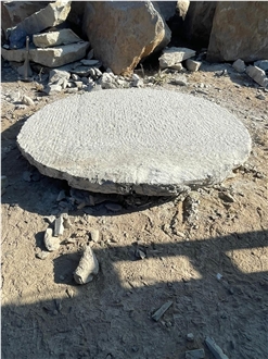 Blanco Cantera Round Garden Table Tops