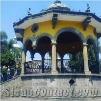 Cafe Cantera Stone Gazebo