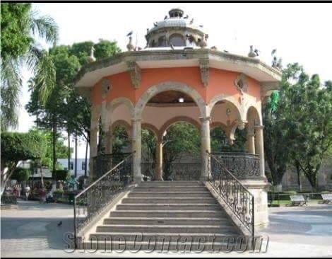Cafe Cantera Stone Gazebo