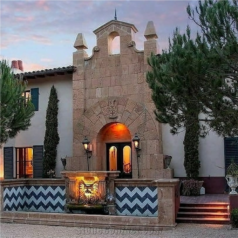 Cantera Stone Entry Door Surround