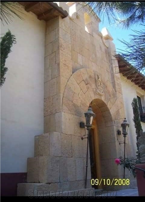 Cantera Stone Entry Door Surround