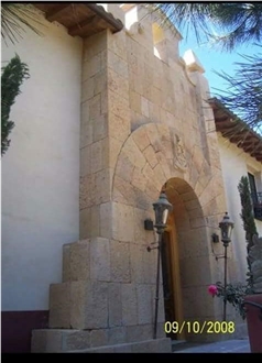 Cantera Stone Entry Door Surround