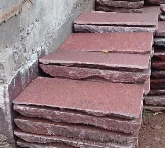 Mexico Red Porphyry Paving Tiles