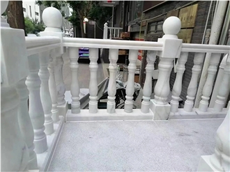 Guangxi White Marble Railing