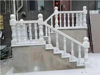 Guangxi White Marble Railing