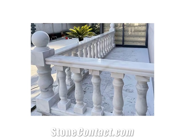 Guangxi White Marble Railing