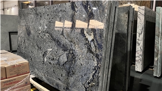 New Bahia Blue Granite Slabs Collection