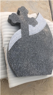 Gray Sherka Granite Headstones