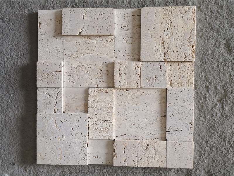 Water-Jet Inlay Mosaic Tiles Marble Thassos And Carrara