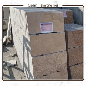 Iran Mahallat Beige Travertine Tiles