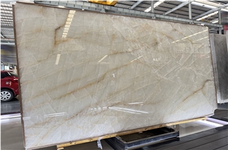 Chinese Crystall White Quartzite Slabs