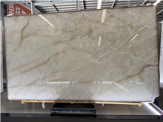 Chinese White Crystallo Quartzite Slabs