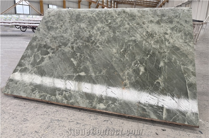 Emerald Green Jade Quartzite Slabs