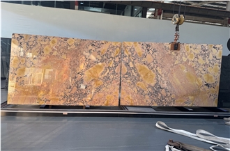 New Iran Calacatta Viola Marble Slabs