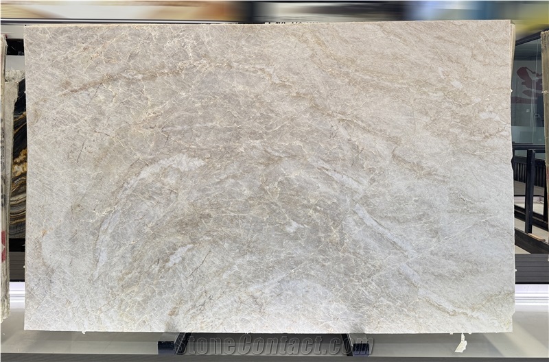 Perla Venato Champagne Quartzite Slabs