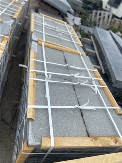 Black Granite Gabbro Paving Stone Tiles
