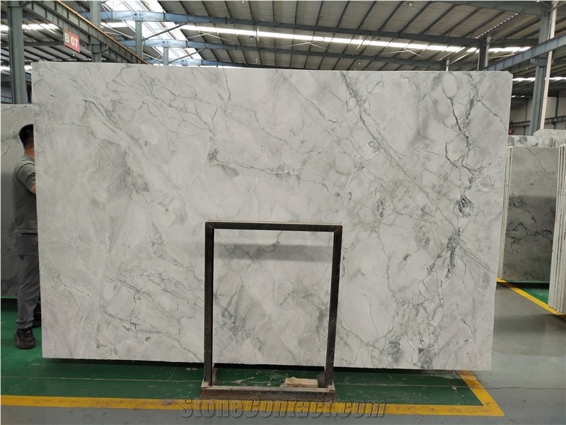 Natural Stone Super White Quartzite Honed Slabs