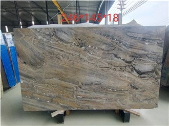 Arabescato Grigio Rosa Marble Slabs Colorful Style