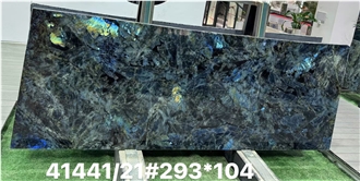 Blue Labradorite Granite Tiles Superior Performance Slab
