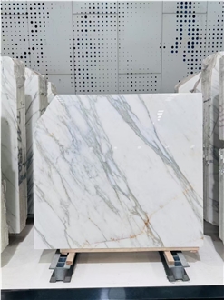 Calacatta Caldia Marble Slabs Rich Veining Premium Quality