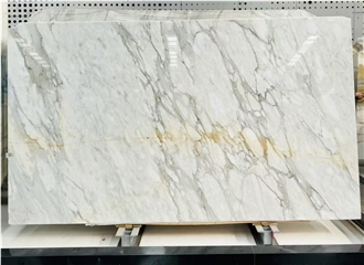 Calacatta Gold Marble Slabs Elegant Timeless Style Calacatta Gold Marble Slabs Elegant Timeless Style