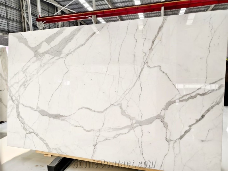 Calacatta White Marble Slabs: Luxe Veins, Timeless Elegance