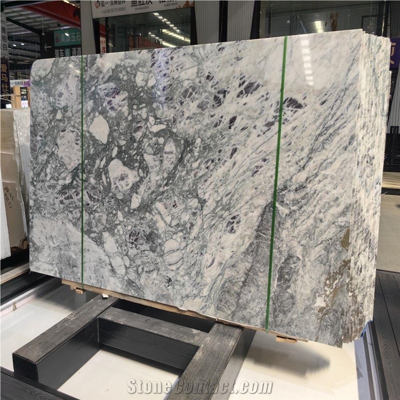 Celadon Quartzite Slabs Green Gray Lines
