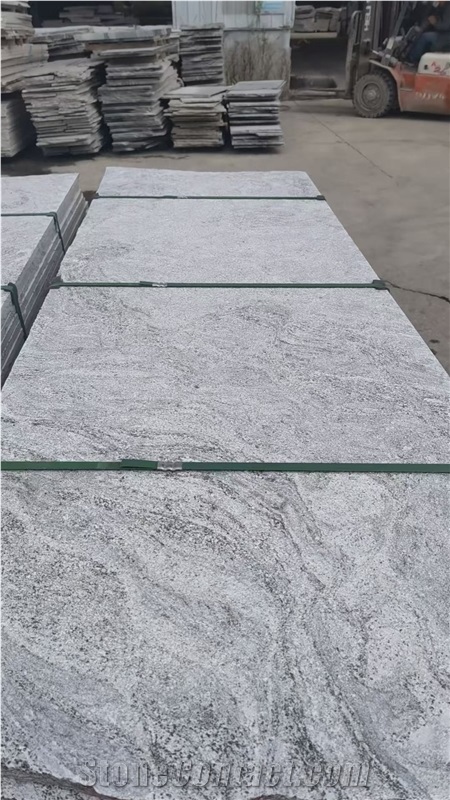 China Juparana Grey Granite Half Slabs Durable Build High - End Use