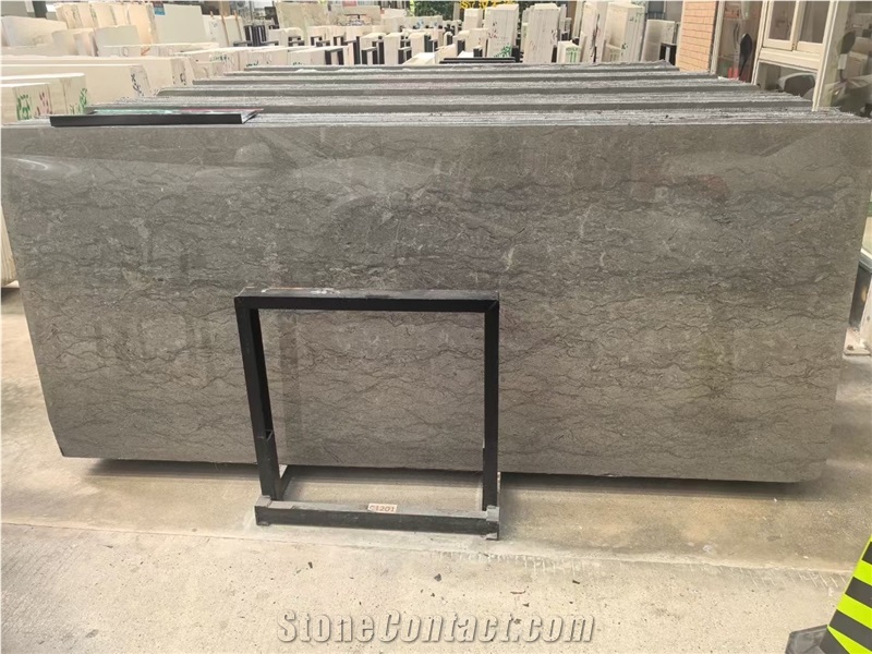 Gaudi Grey Marble Slabs Exquisite Veining Timeless Elegance