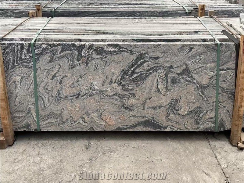 Juparana Grey Granite Slabs Earthy Tones Rustic Sophistication