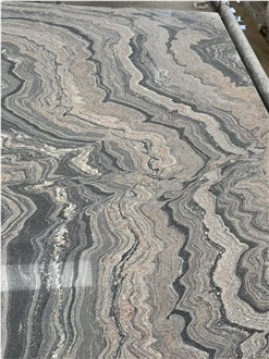 Juparana Grey Granite Slabs - White Contrast Bold Aesthetic