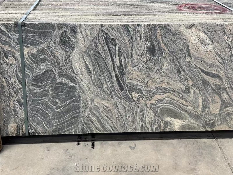 Juparana Grey Granite Small Slabs Unique Vein Design Luxe Character