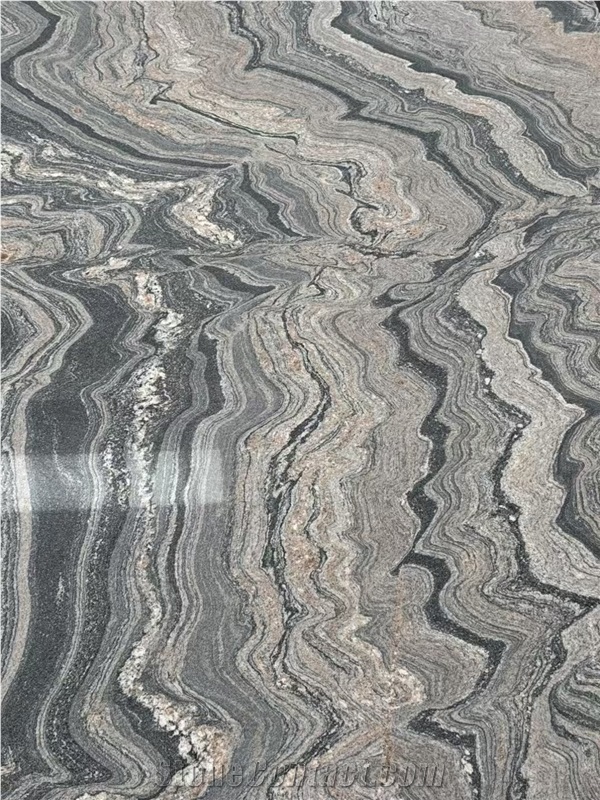 Juparana Grey Granite Small Slabs Unique Vein Design Luxe Character