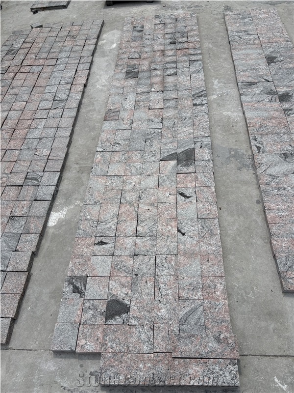 Juparana Red Granite Tiles Special-Shaped Processing