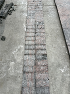 Juparana Red Granite Tiles Special-Shaped Processing