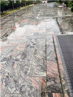 Juparana Red Slabs Smooth Touch Sophisticated Style