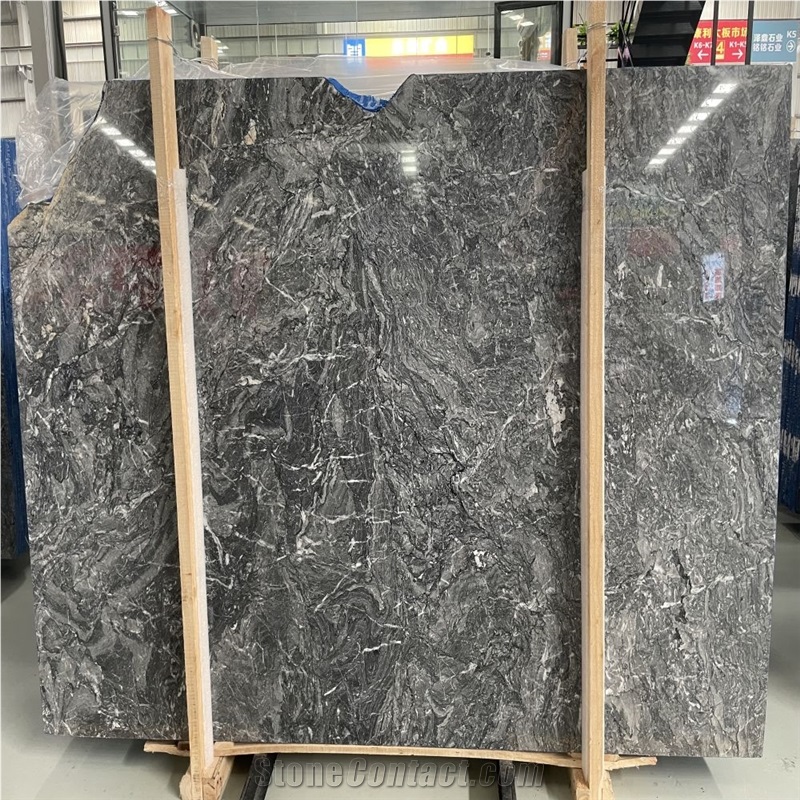 Grigio Carnico Marble Slabs Natural Design Highlight
