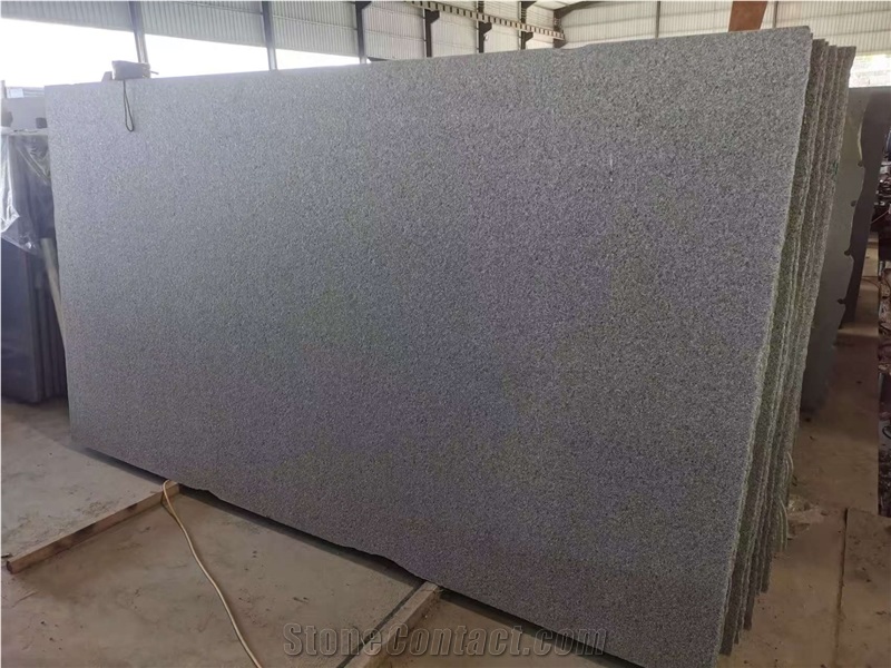 Polished G654 Granite Slabs Glossy Blackish - Grey Modern Edge