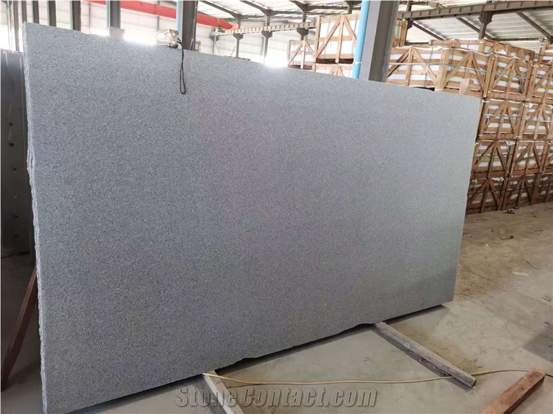 Polished G654 Granite Slabs Glossy Blackish - Grey Modern Edge