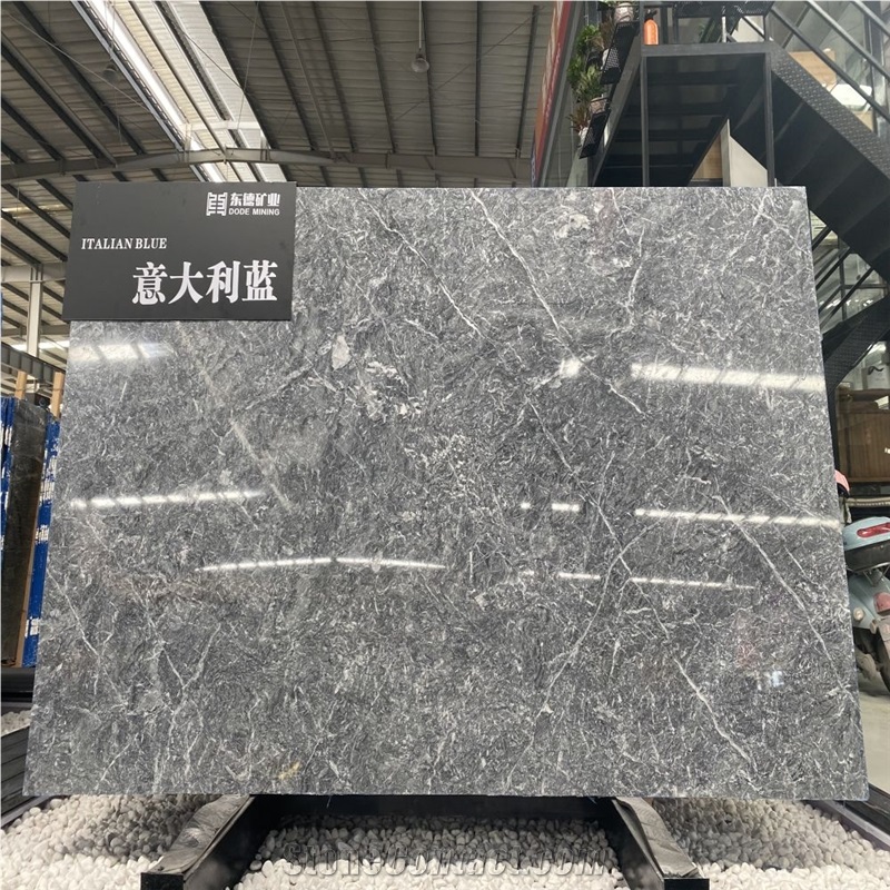 Polished Grigio Carnico Marble Tiles Romantic Charm