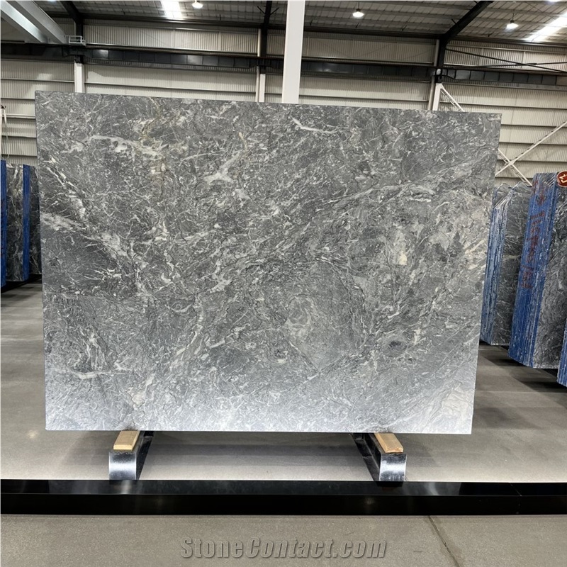 Polished Grigio Carnico Marble Tiles Romantic Charm