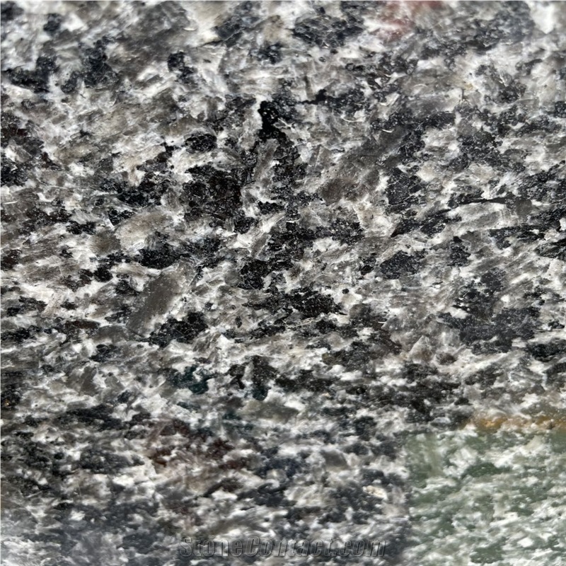 Polished Pubei Ice Flower Black Ice Granite Tiles