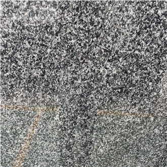 Polished Pubei Ice Flower Black Ice Granite Tiles