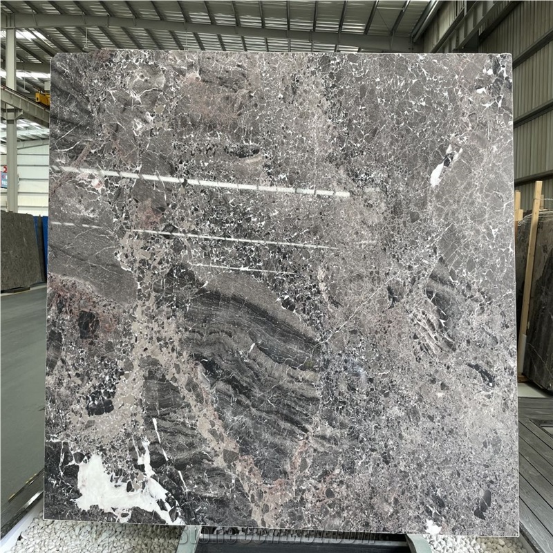 Silver Breccia Marble Slabs Versatile Use